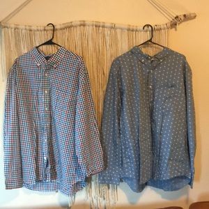 Men’s casual long sleeve shirt bundle!